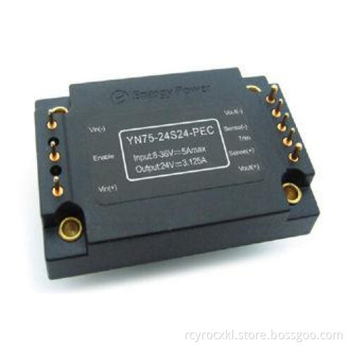 Low noise Isolated 75W DC-DC Converters Output 24V YN75-24S